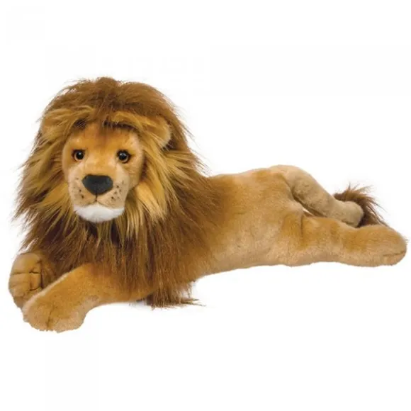 Zeus the Plush Lying Lion by Douglas