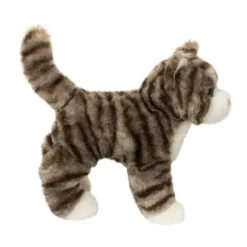 Zigby the 8 Inch Plush Gray Stripe Cat by Douglas