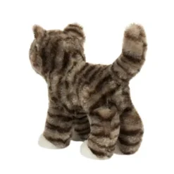 Zigby the 8 Inch Plush Gray Stripe Cat by Douglas