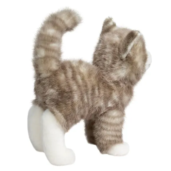 Zipper the Plush Gray Tabby Cat by Douglas
